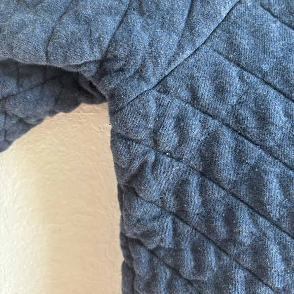 Patagonia Womens Cotton Quilt Crew Sweatshirt Top Drifter Blue XS - Picture 4 of 8